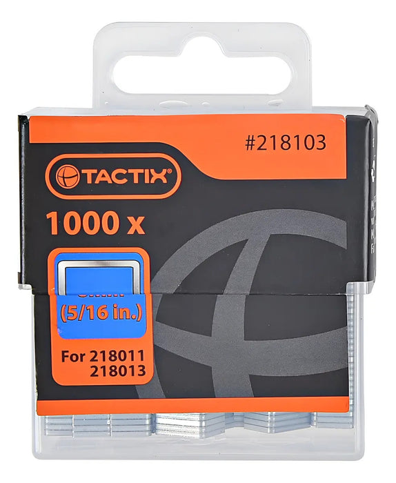 Grapas Gruesas Trabajo Pesado Tactix 1000p 11.3x8mm Aluminio