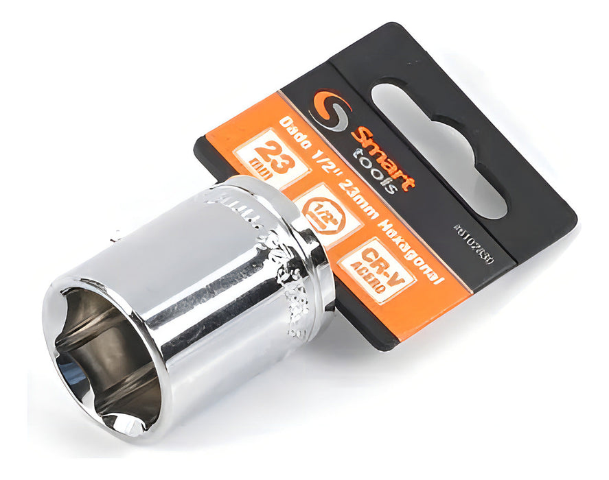 Dado Corto 1/2'' Hexagonal 23mm