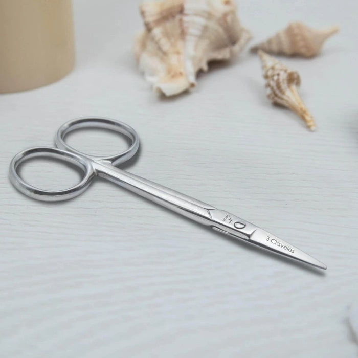 Cortauña Tijera Manicure Tres Claveles Recta 9cm