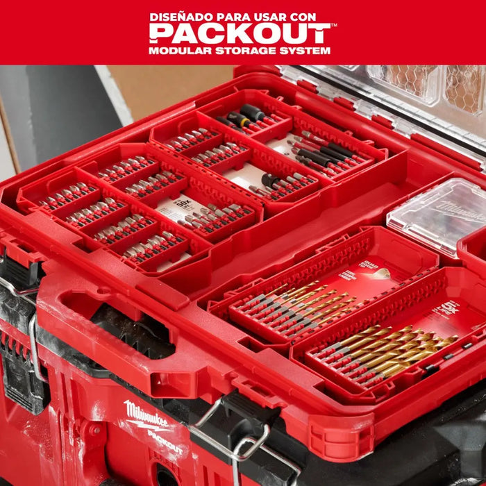 Juego Puntas De Destornillador Shockwave Milwaukee 54pzs