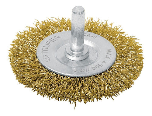 Carda Circular 4'' Para Taladro Truper