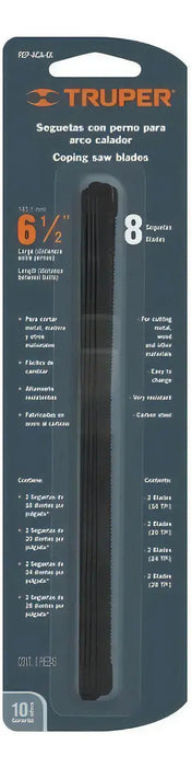 Sierra Repuesto Truper Calar Rep-aca-6x C/ 5 Sierras
