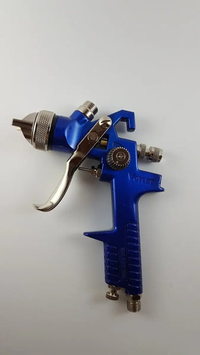 Pistola Pintar Gravedad H-827 Hvlp Voylet Azul