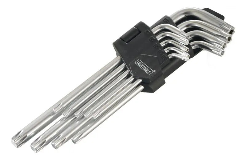Juego Llave Torx 9 Pcs Mediano T10 - T50