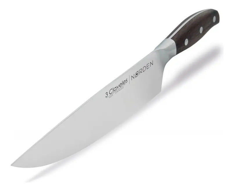 Cuchillo 3 Claveles Norden Chef 20cm Cocina Madera