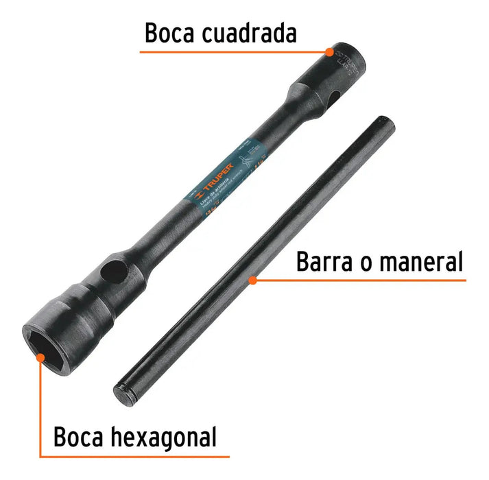 Llave Cruz Truper Camion Omnibus Llar-10 De 13/16 Y 1 1/2