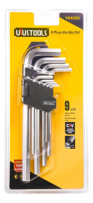 Llave Allen Hexagonal Mediana 9pcs