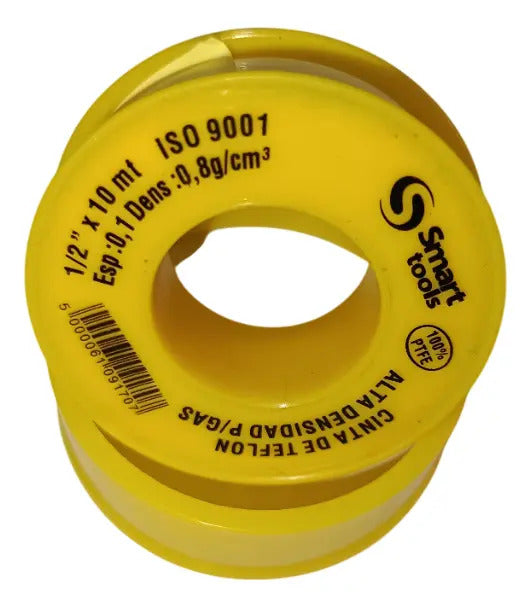 Pack 3 Rollos De Teflon 1/2'' X 10m Para Gas