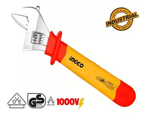 Llave Ajustable 10" Aislado 1000V Ingco