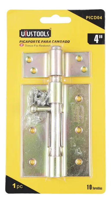 Picaporte Zincado 4" Dorado