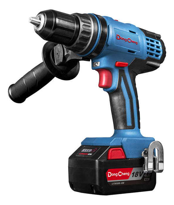 Taladro Percutor 13mm 18V 4Ah Inalámbrico Dongcheng