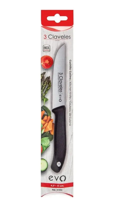 Cuchillo de Cocina 3 Claveles Acero Inoxidable Evo 11 Cm