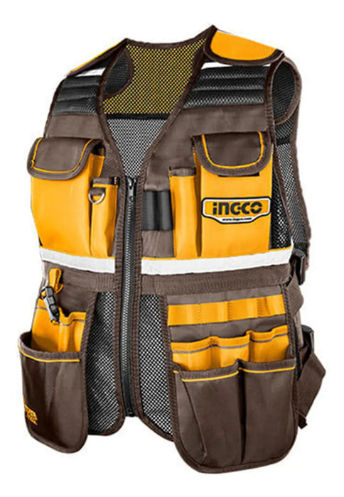 Chaleco Coleto Porta Herramientas Industrial Ingco