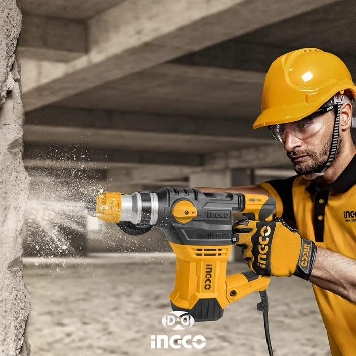 Rotomartillo Ingco Industrial Amarillo 1.5kW SDS Plus