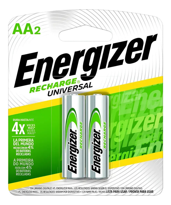 Pilas Recargables AA x2