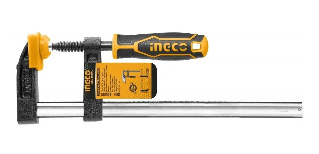 Prensa Sargento en F Industrial 80x300mm Ingco