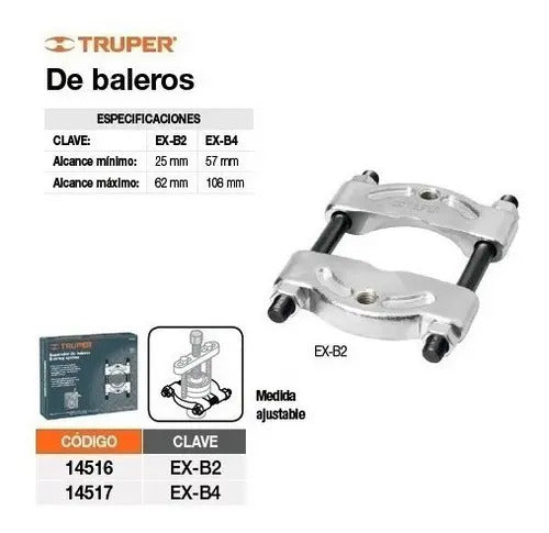 Extractor de Baleros 4-1/4'' Truper
