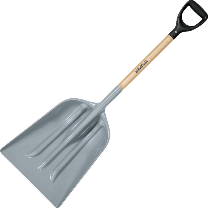 Pala Sanitaria Plástica Extra Ancha Uso Pesado Rudo 117 Cm Color Gris