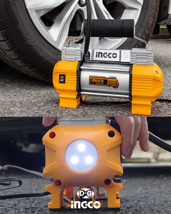 Mini Compresor de Aire Inflador Portátil 120 Psi + Accesorios + Bolso