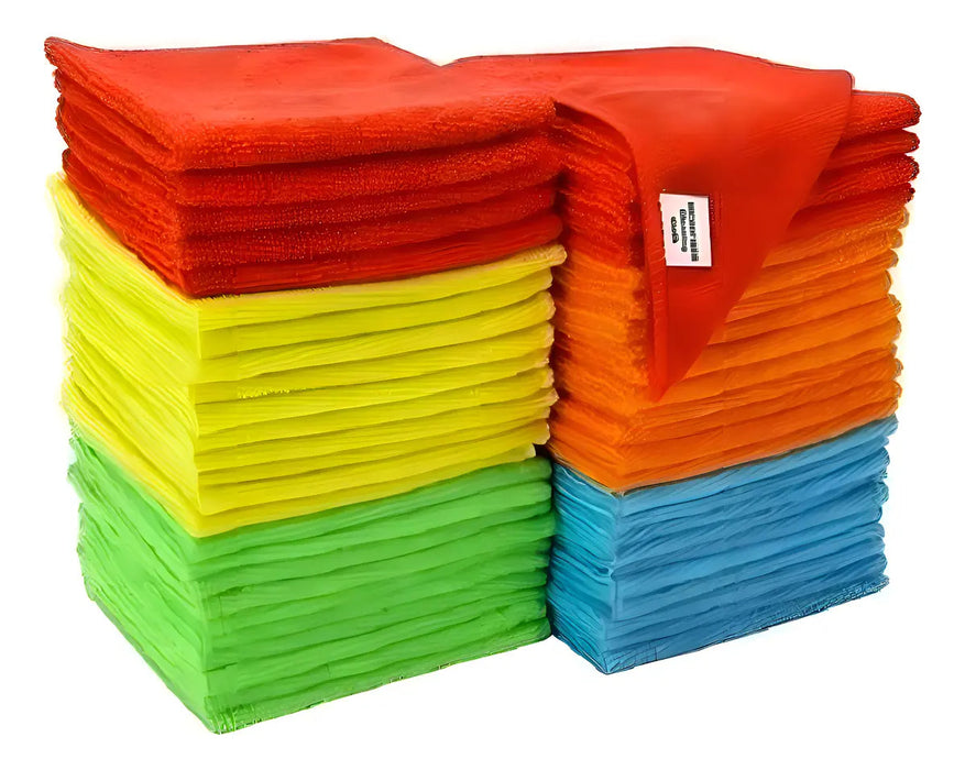 Paño Microfibra Antibacteriana 40x40 Cm Pack 6 Colores