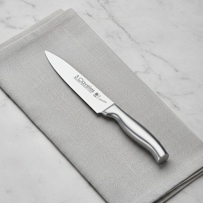 Cuchillo Tres Claveles 1484 Acero Inox Cocina 17 Cm