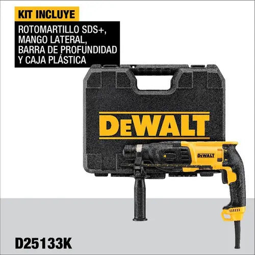 Rotomartillo 800W 220V Dewalt D25133K-B2C
