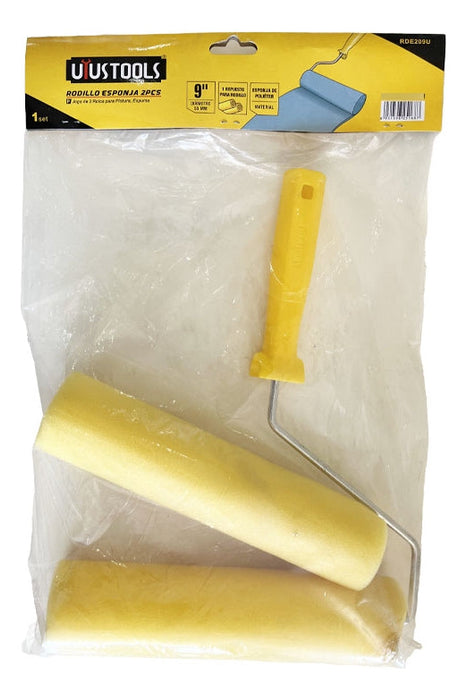 Rodillo Esponja 23cm Terminación 2pcs Uyustools