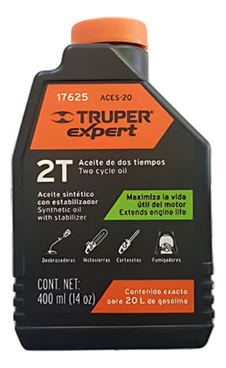 Aceite Sintético Truper 16 Oz. P/motor 2 Tiempos