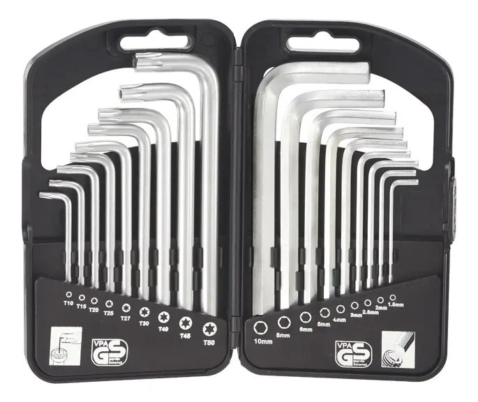 Set 18 Pcs Llave Allen y Torx Uyustools