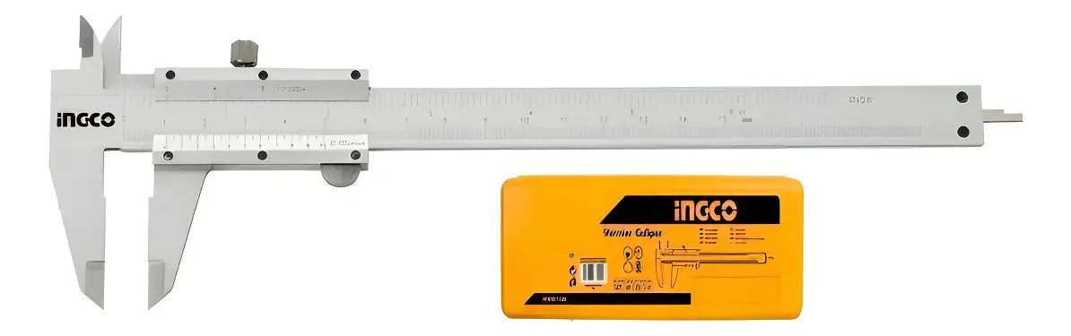 Calibre De Acero Con Estuche De Plástico Ingco