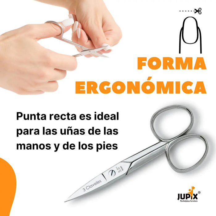 Tijera Recta Para Uñas 9 Cms
