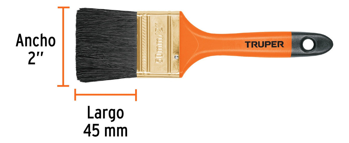 Brocha Mango de Plástico 2 Pulgadas