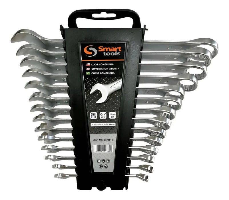 Juego de Llaves Puerta-Corona 8-24 mm. 14 Piezas Smart Tools