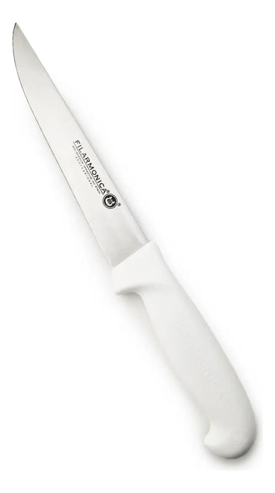 Cuchillo Depostar Filarmonica Acero Inoxidable 18cm Mango Blanco