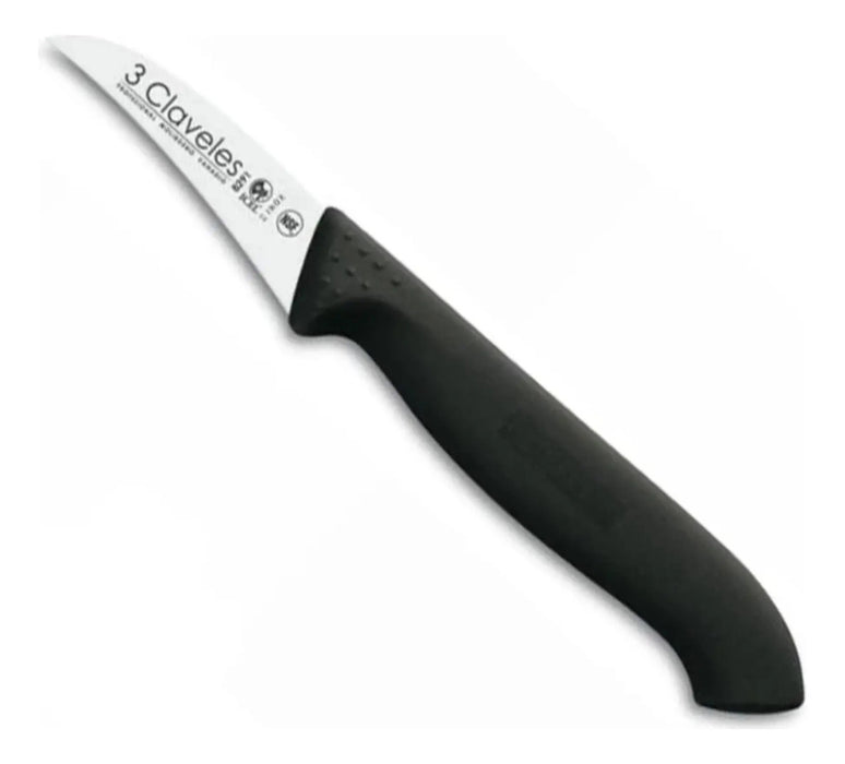 Cuchillo Mondador Curvo 6 Cm 3 Claveles Proflex