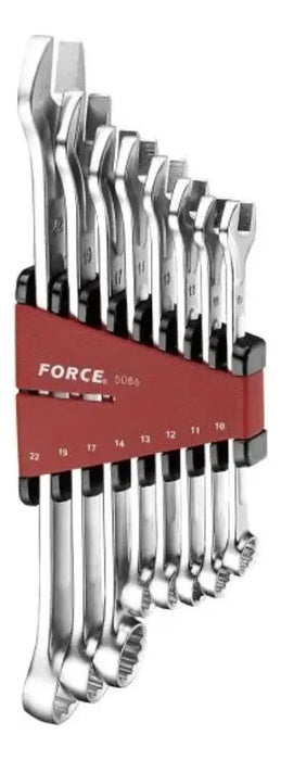Juego Llaves Punta Corona 10 A 22mm 8 Piezas Force