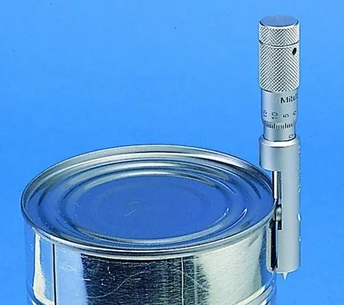 Mitutoyo Micrómetro Mecánico Para Reborde De Lata 0-13 Mm