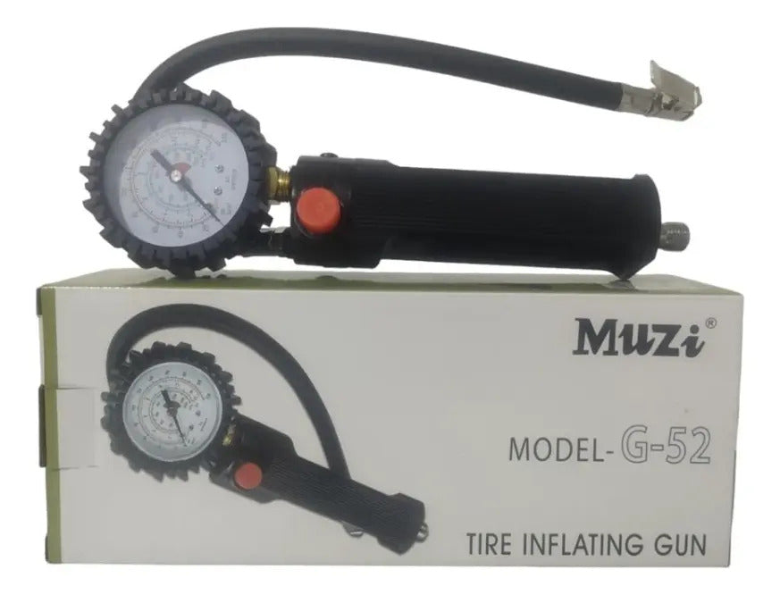 Inflador de Neumáticos Muzi G-52 con Manómetro