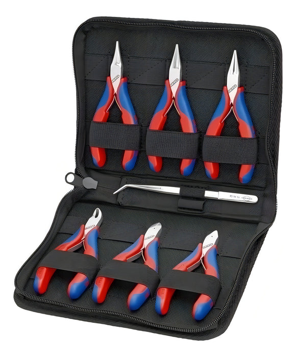 Set Juego Alicates Precisión 7 Piezas Knipex Mango Antideslizante