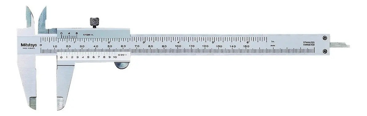 Pie De Metro Vernier Calibre Analógico 150 Mm 6" 0.05 Mm 530-104