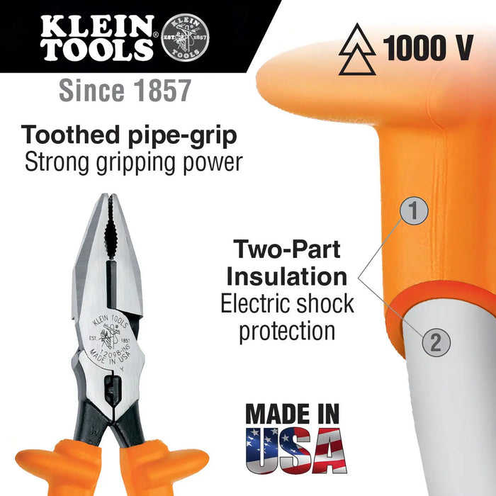 Alicate Electricista Universal 1000v Klein Tools