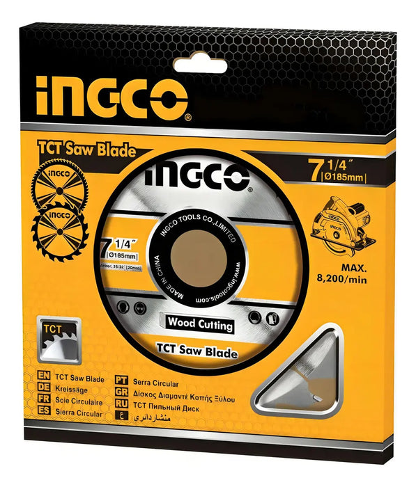 Disco de Sierra Circular 7 1/4'' 60D Ingco