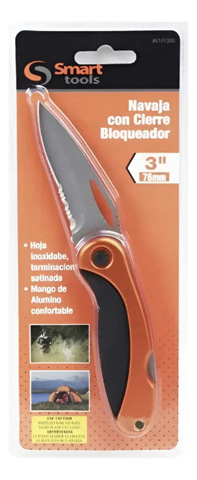 Cuchillo Con Traba Trasera De 3 Gd. Electricista
