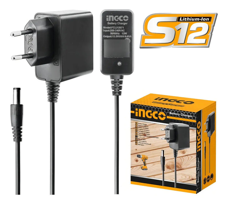 Cargador S12 12 Volt Ingco