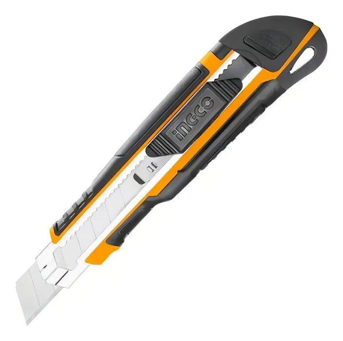Cuchillo Cartonaje 100mm Ingco + Repuesto Hoja 18mm