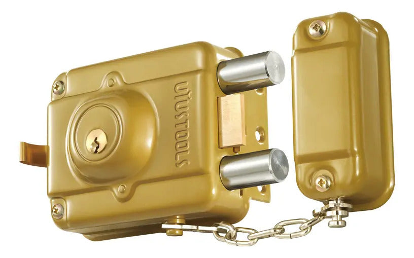Cerradura Sobreponer Plus Triple Con Pivotes 19mm