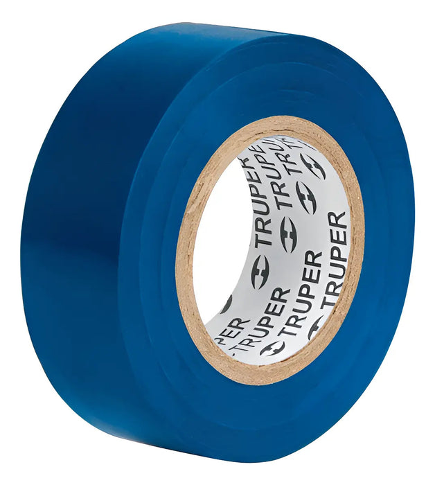 Cinta Adhesiva Truper M-33z Azul 19mm X 18m