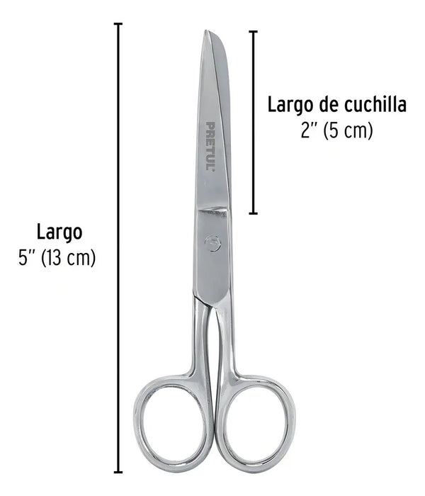 Tijera Costura Y Oficina 5'' Pretul