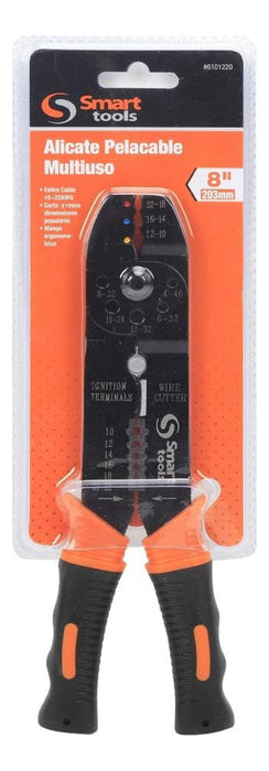 Alicate Pelacable 8" Electricista Multiusos Smart-tools