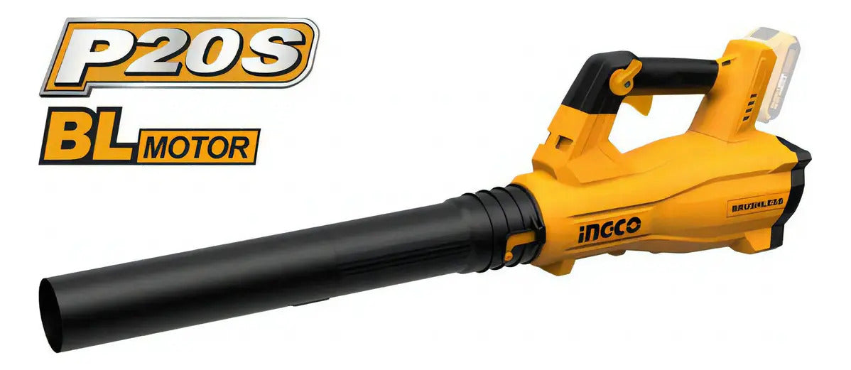 Ingco Sopladora Inalámbrica Motor Brushless Amarillo